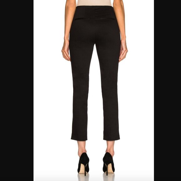 Frame Black Noir High Pencil Cropped Step Hem Pants 2 - Picture 7 of 12